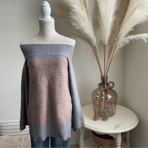 Anthropologie Off Shoulder Sweater Tunic